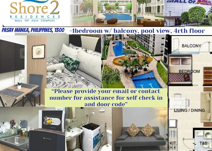 Apartment Shore Residences In Pasay Near In Mall Of And Airport *